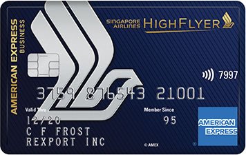  Singapore Airlines Business Credit Card